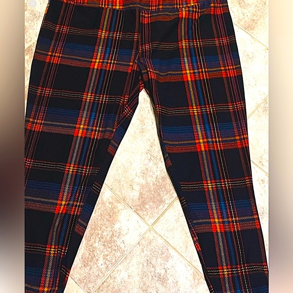 Torrid Buffalo Plaid Gold Stars Holiday Black Cotton Knit Plus 3X Sweater 22/24 - Picture 10 of 14